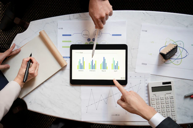 A visual representation comparing various financing plans