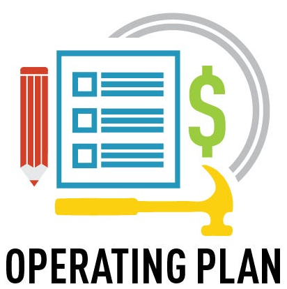 Annual Operating Plan on white background