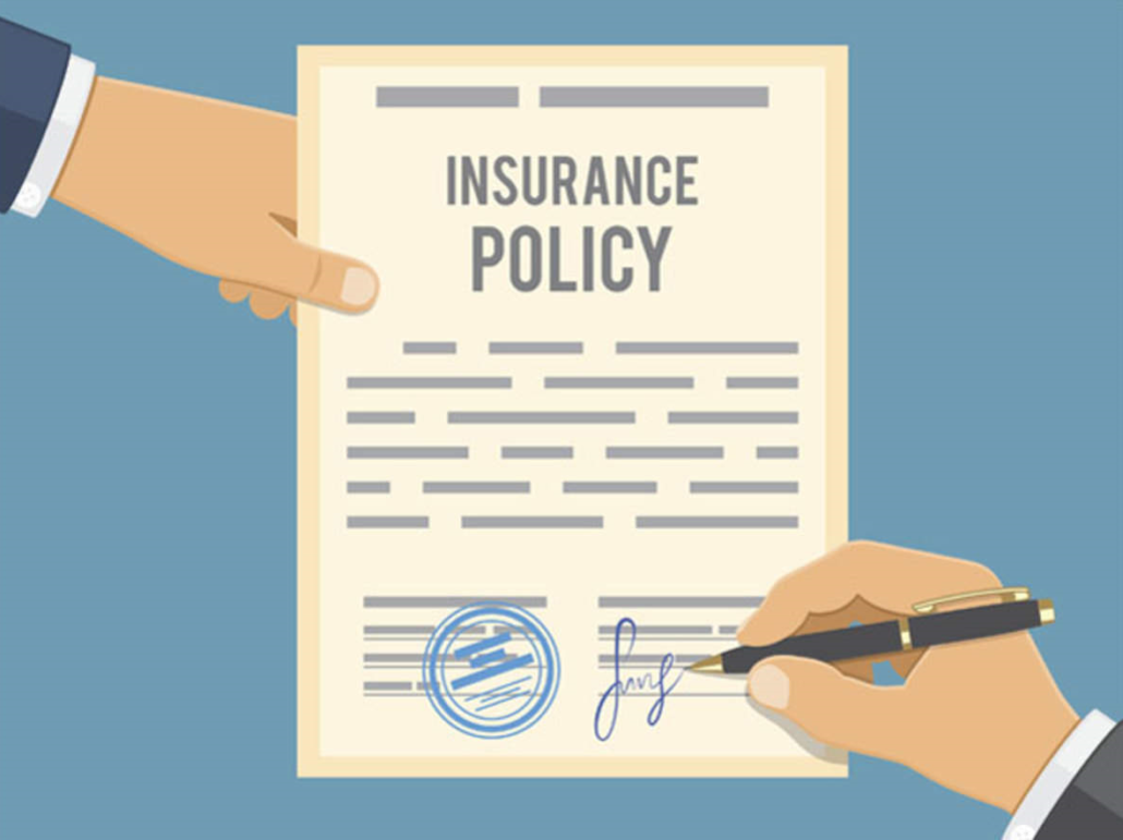 the person signs the insurance policy